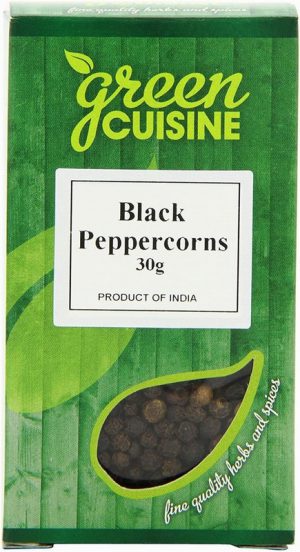 Green Cuisine Black Peppercorns