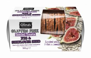 Olinas Gluten Free Fig & Sunflower Seed Toasts