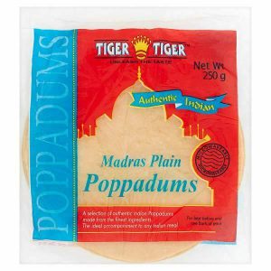 Tiger Tiger Madras Plain Poppadums