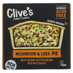 Clive’s Mushroom & Leek Pie (Gluten Free)