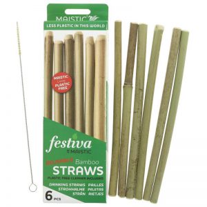 Festiva Reusable Bamboo Straws