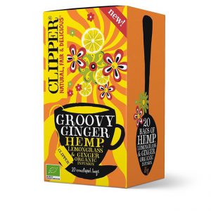 Clipper Organic Groovy Ginger Hemp Lemongrass Ginger Tea