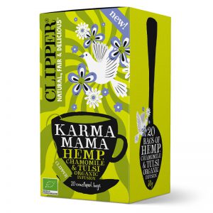 Clipper Organic Karma Mama Hemp Chamomile and Tulsi Tea
