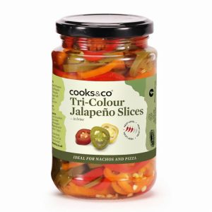 Cooks & Co Tri-Colour Jalapeno Slices