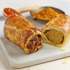 Indian Spice & Mango Chutney Sausage Roll