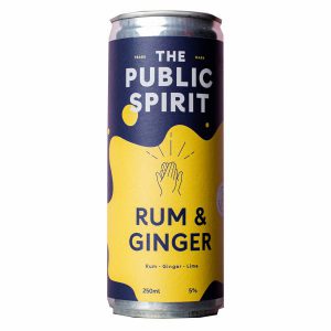 Public Spirit Rum & Ginger Cocktail