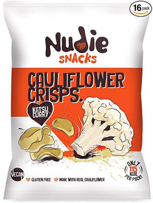 Nudie Snacks Katsu Curry Cauliflower Crisps