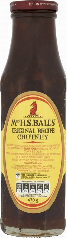 Mrs H.S. Balls Original Recipe Chutney