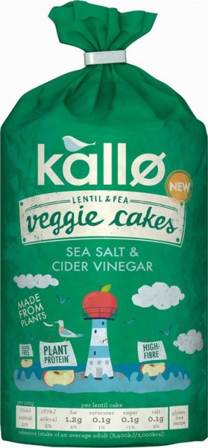 Kallo Sea Salt & Cider Vinegar Veggie Cakes