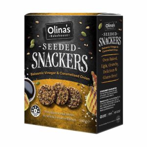 Olina’s Bakehouse Seeded Snacker Balsamic Vinegar & Caramel (GF)