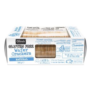 Olina’s Bakehouse Natural Wafer Crackers (Gluten Free)
