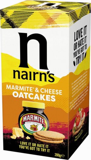 Nairn’s Marmite & Cheese Oatcakes