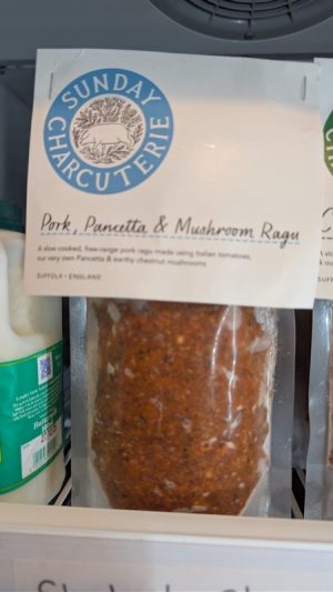 Sunday Charcuterie Pork, Pancetta & Mushroom Ragu