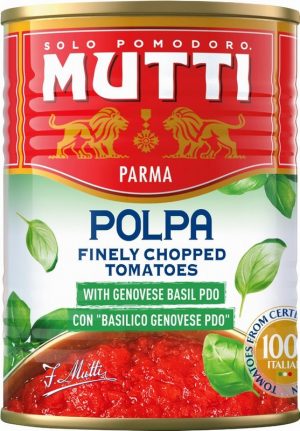 Mutti Chopped Tomatoes with Basil
