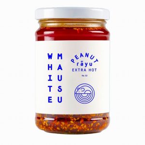 White Mausu Peanut Rayu Extra Hot