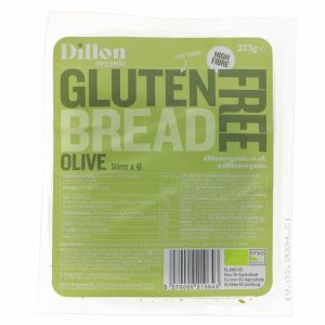 Dillon Organic Sliced Gluten Free Olive Bread
