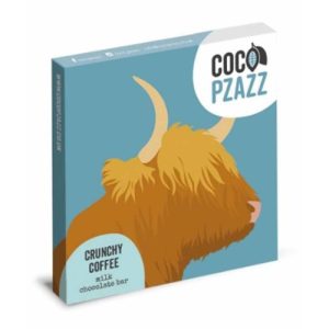 Coco Pzazz Fiddy & Mabel Crunchy Coffee Milk Chocolate Bar