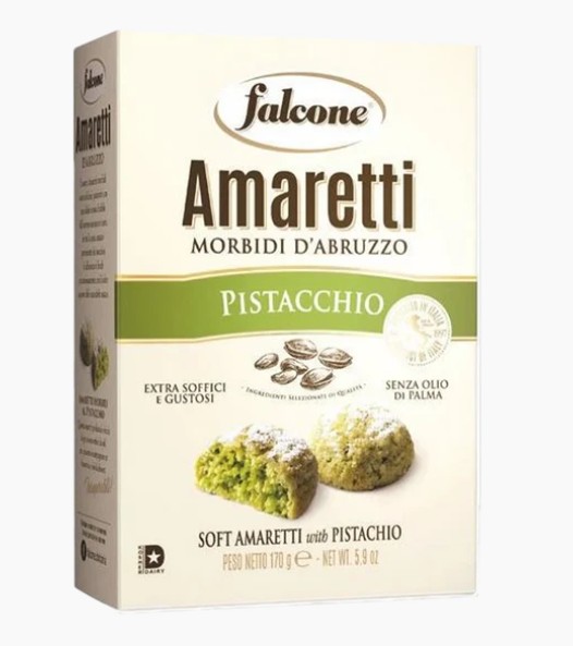 Falcone Italian Soft Amaretti with Pistachio