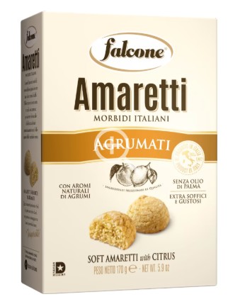 Falcone Italian Soft Amaretti with Citrus
