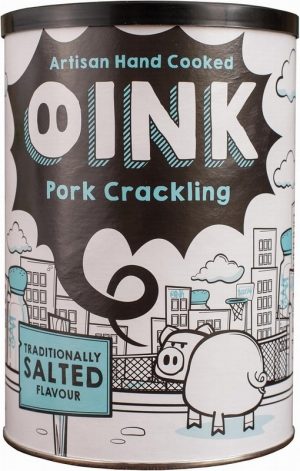 Oink Artisan Salted Pork Crackling Tubs