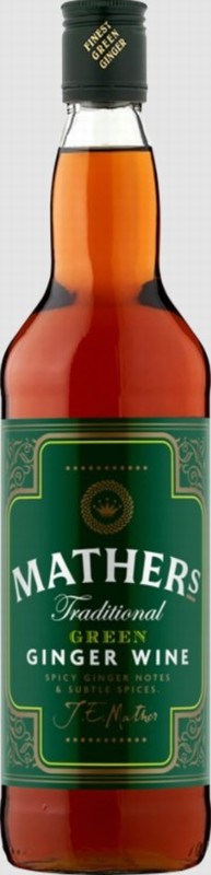 Mather’s Traditional Green Ginger Wine 11.5% ABV