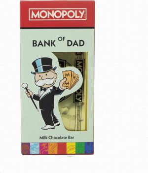 Monopoly Bank of Dad Chocolate Bar