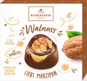 Niederegger Walnut Marzipan Milk Chocolates