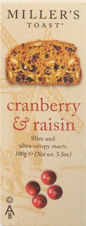 Miller’s Toast Cranberry & Raisin